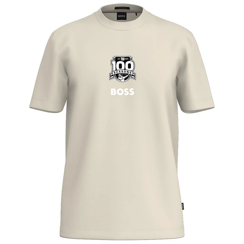 Unisex Hugo Boss Tan New York Giants 100th Season T-Shirt