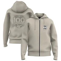 Unisex Hugo Boss Tan New York Giants 100th Season Full-Zip Hoodie