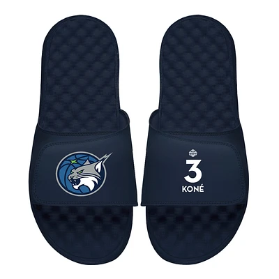 Men's ISlide Sika Koné Navy Minnesota Lynx Logo Split Slide Sandals