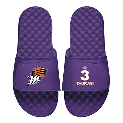 Men's ISlide Diana Taurasi Purple Phoenix Mercury Logo Split Slide Sandals