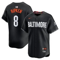 Men's Nike Cal Ripken Jr. Black Baltimore Orioles City Connect Limited Jersey