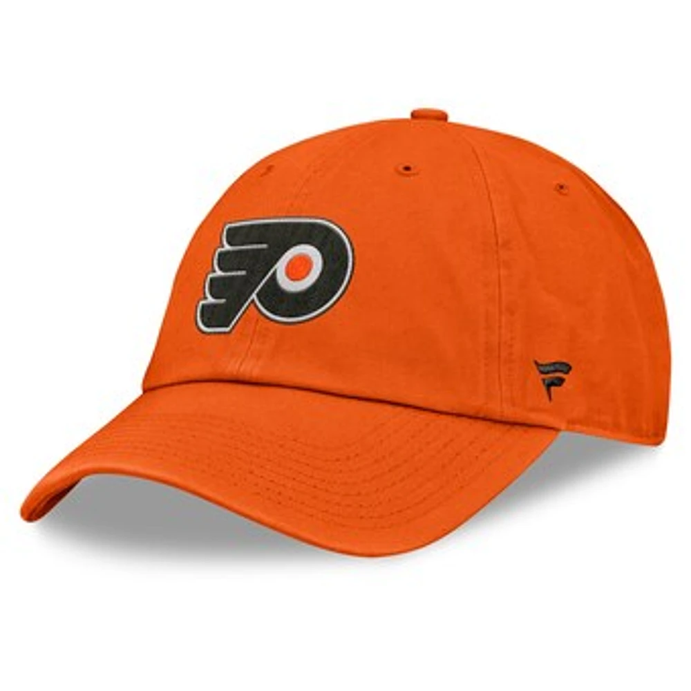 Men's Fanatics Orange Philadelphia Flyers Decades Collection Adjustable Hat