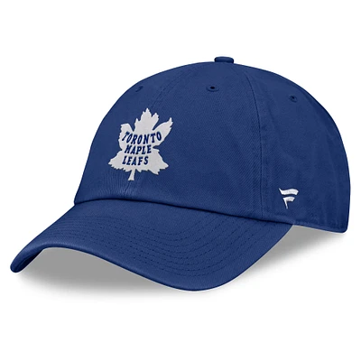 Men's Fanatics Blue Toronto Maple Leafs Decades Collection Adjustable Hat