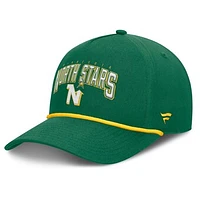 Men's Fanatics Kelly Green Minnesota North Stars Decades Collection A-Frame Rope Adjustable Hat