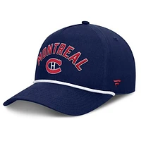 Men's Fanatics Navy Montreal Canadiens Decades Collection A-Frame Rope Adjustable Hat