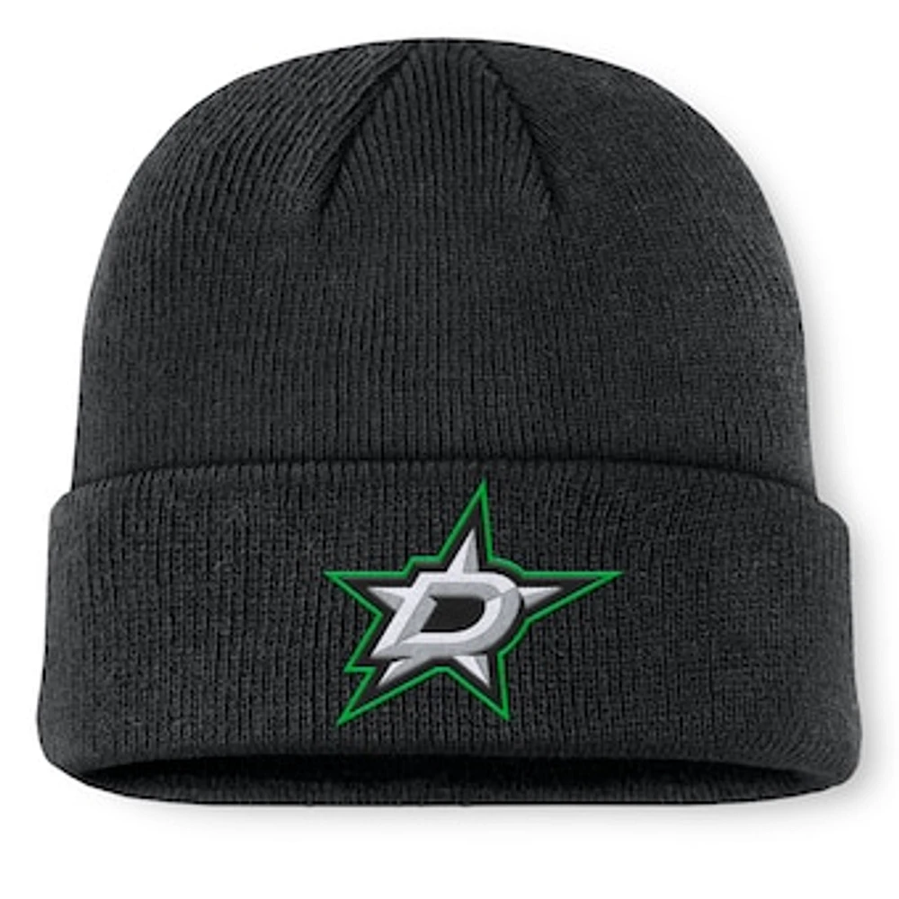 Men's Fanatics  Black Dallas Stars 2024 NHL Global Series Cuffed Knit Hat