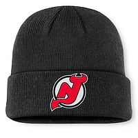 Men's Fanatics  Black New Jersey Devils 2024 NHL Global Series Cuffed Knit Hat