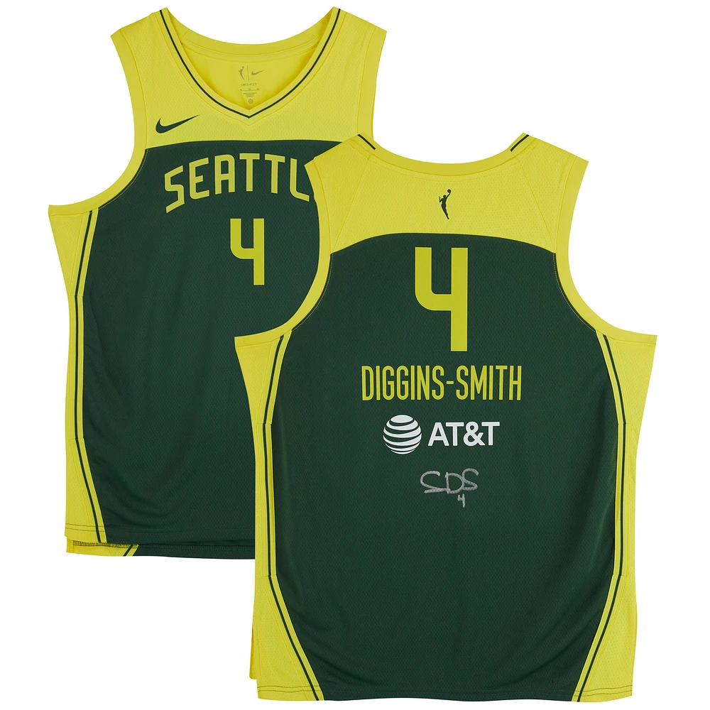 Skylar Diggins-Smith Seattle Storm Autographed Nike Green Explorer Edition Victory Player Jersey