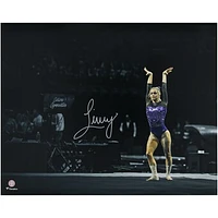Livvy Dunne LSU Tigers Autographed 16" x 20" Spotlight Photograph - Signed in Silver Ink