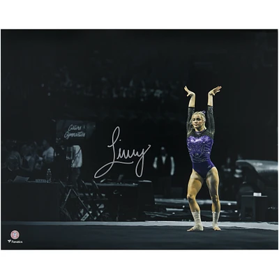 Livvy Dunne LSU Tigers Autographed 16" x 20" Spotlight Photograph - Signed in Silver Ink