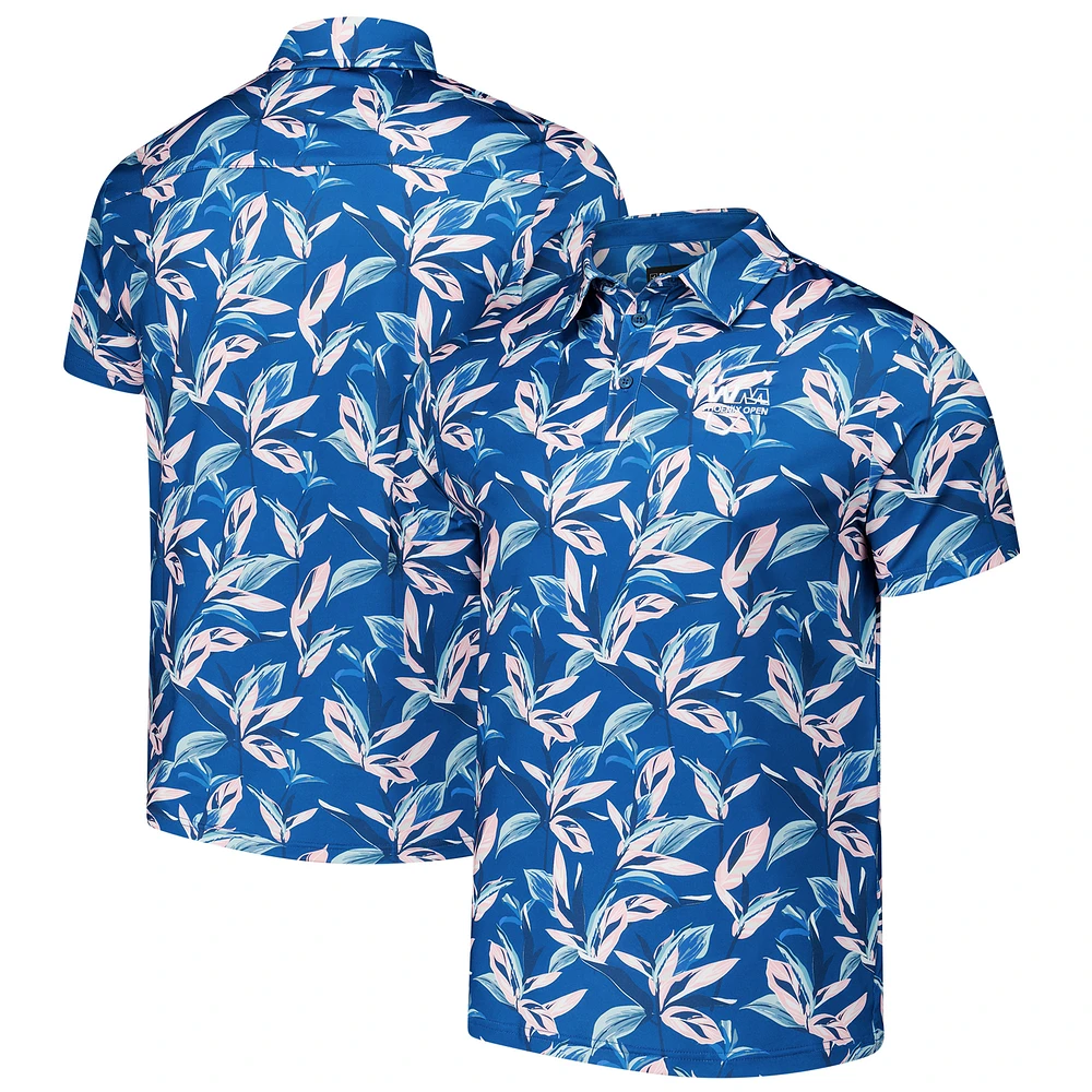 Men's Flomotion Navy WM Phoenix Open Birds of Paradise Polo