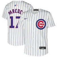 Youth Nike Isaac Paredes White Chicago Cubs Home Player Game Jersey