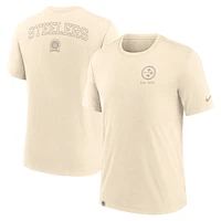 Men's Nike Cream Pittsburgh Steelers Glory Tri-Blend T-Shirt