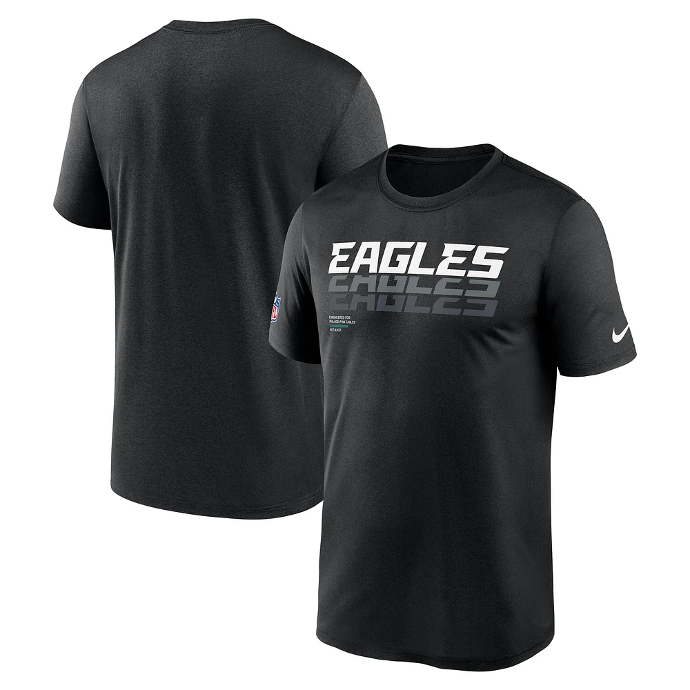 Men's Nike Black Philadelphia Eagles Sideline Legend Performance T-Shirt
