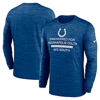 Men's Nike Royal Indianapolis Colts Sideline Velocity Performance Long Sleeve T-Shirt