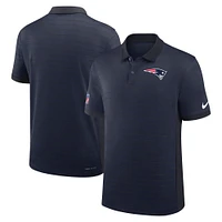 Men's Nike Navy New England Patriots Sideline Victory Stripe Performance Polo