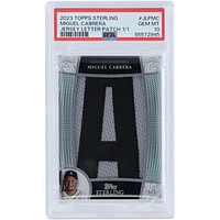 Miguel Cabrera Detroit Tigers 2023 Topps Sterling Game-Used Letter Relic #JLP-MC #1/1 PSA Authenticated 10 Card