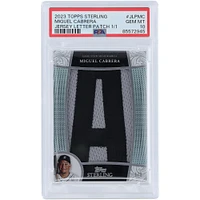 Miguel Cabrera Detroit Tigers 2023 Topps Sterling Game-Used Letter Relic #JLP-MC #1/1 PSA Authenticated 10 Card