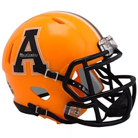 Appalachian State Mountaineers Unsigned Riddell Gold 2024 Speed Mini Helmet