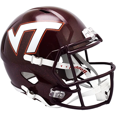 Virginia Tech Hokies Unsigned Riddell Maroon 2024 Speed Replica Helmet