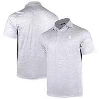 Men's Gray Detroit Tigers Sublime Tri-Blend Polo