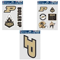 WinCraft Purdue Boilermakers Three-Pack Fan Decal Set