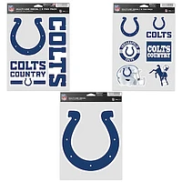 WinCraft Indianapolis Colts Three-Pack Fan Decal Set