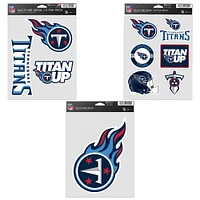 WinCraft Tennessee Titans Three-Pack Fan Decal Set