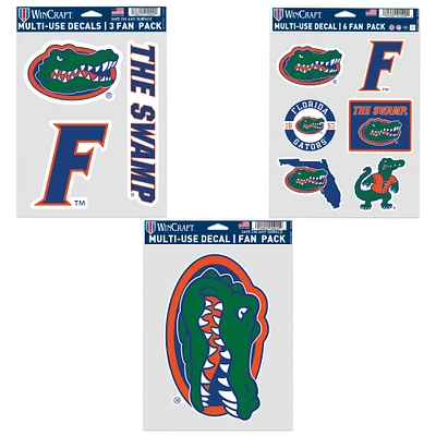 WinCraft Florida Gators Three-Pack Fan Decal Set