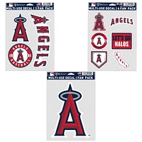 WinCraft Los Angeles Angels Three-Pack Fan Decal Set