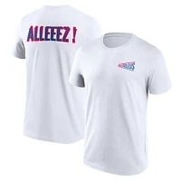 Men's Fanatics White Paris 2024 Summer Olympics Allez Les Blues Slogan T-Shirt