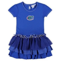 Toddler Two Feet Ahead  Royal Florida Gators Pink Dot Tutu Dress