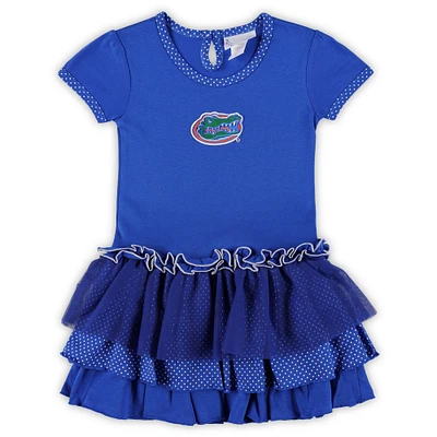 Toddler Two Feet Ahead  Royal Florida Gators Pink Dot Tutu Dress