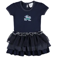 Toddler Two Feet Ahead  Navy Notre Dame Fighting Irish Pin Dot Tutu Dress