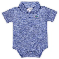 Infant Two Feet Ahead Royal Florida Gators Space Dye Golf Bodysuit