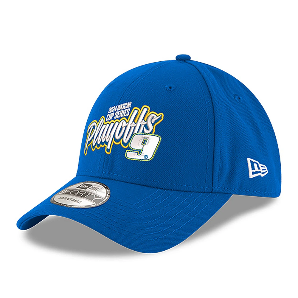 Men's New Era  Blue Chase Elliott 2024 NASCAR Chase For The Cup Playoffs 9FORTY Adjustable Hat