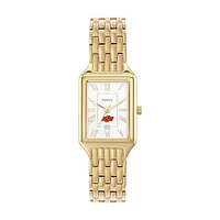 Women's Fossil Oklahoma State Cowboys Raquel Gold-Tone Stainless Steel Watch