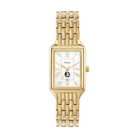 Women's Fossil Florida State Seminoles Raquel Gold-Tone Stainless Steel Watch