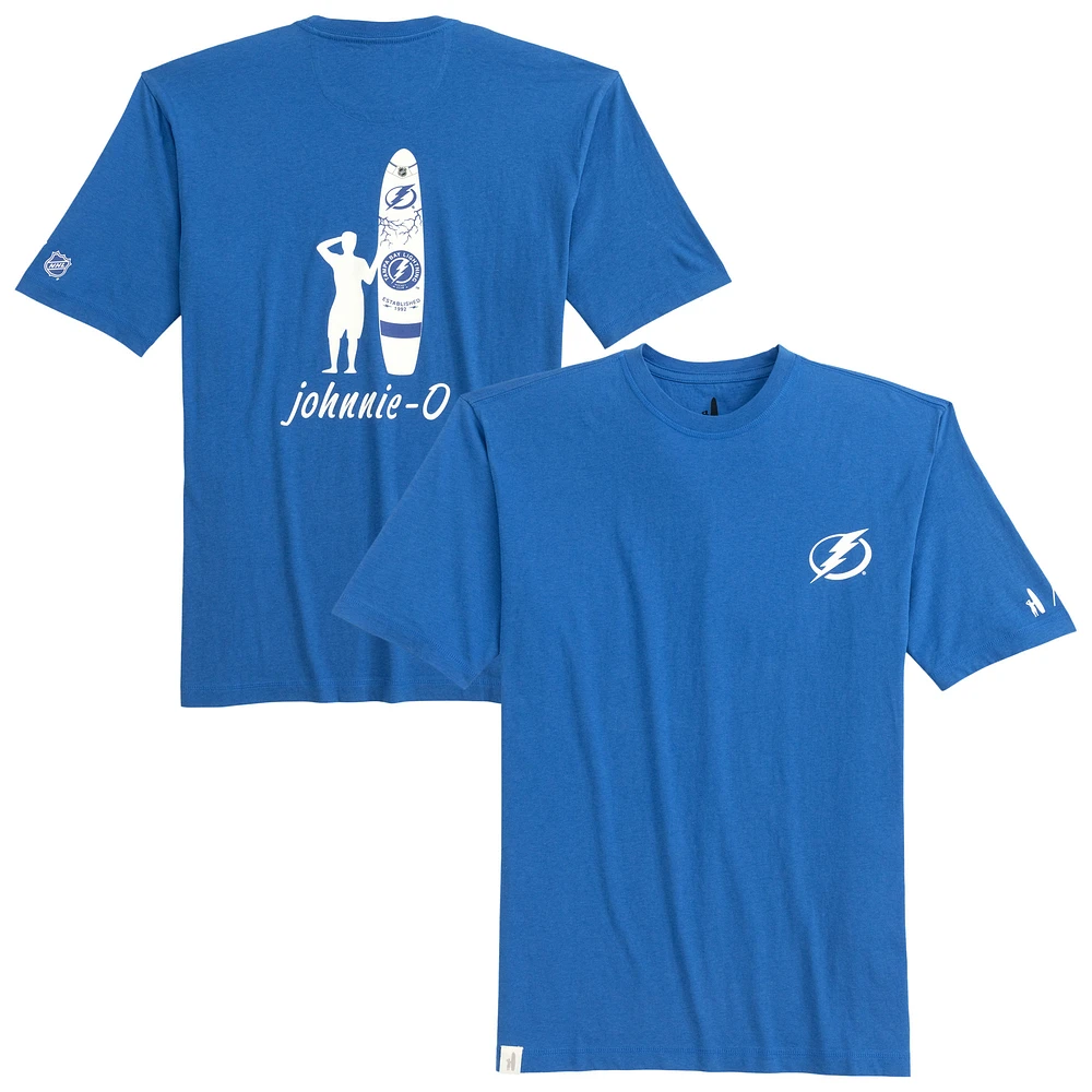 Men's johnnie-O Blue Tampa Bay Lightning Heathered Spencer T-Shirt