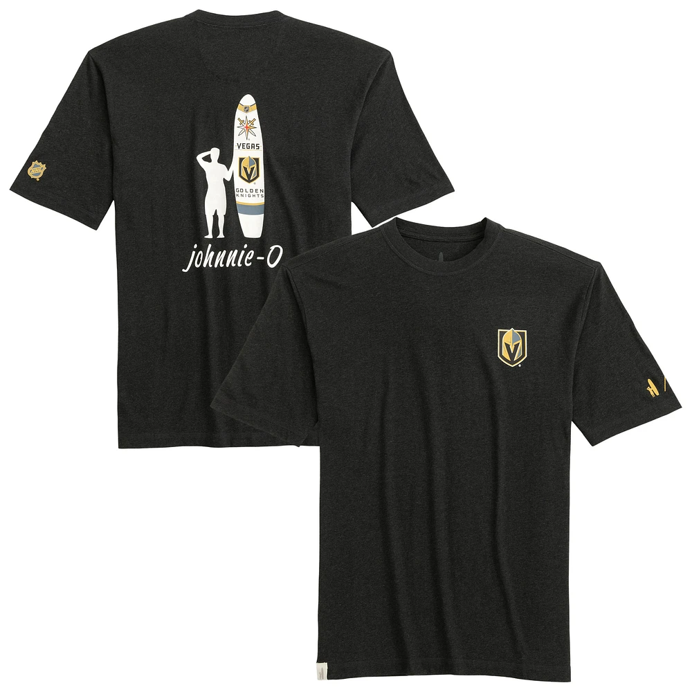 Men's johnnie-O Charcoal Vegas Golden Knights Heathered Spencer T-Shirt