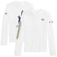 Men's johnnie-O White Nashville Predators Adam Long Sleeve T-Shirt