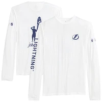 Men's johnnie-O White Tampa Bay Lightning Adam Long Sleeve T-Shirt