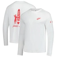 Men's johnnie-O White Detroit Red Wings Adam Long Sleeve T-Shirt