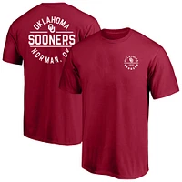 Men's Fanatics  Crimson Oklahoma Sooners Big & Tall Fast Break 2 Hit T-Shirt