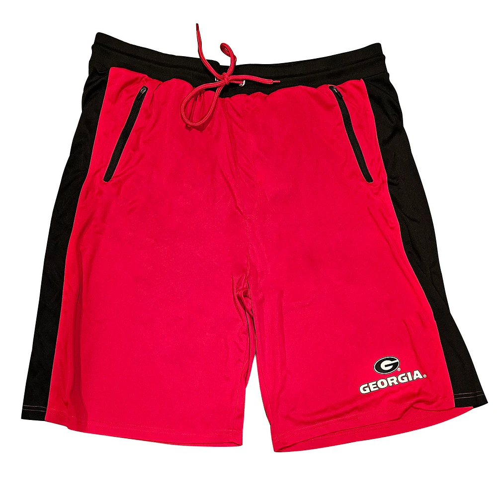 Men's Fanatics Red Georgia Bulldogs Big & Tall Interlock Shorts