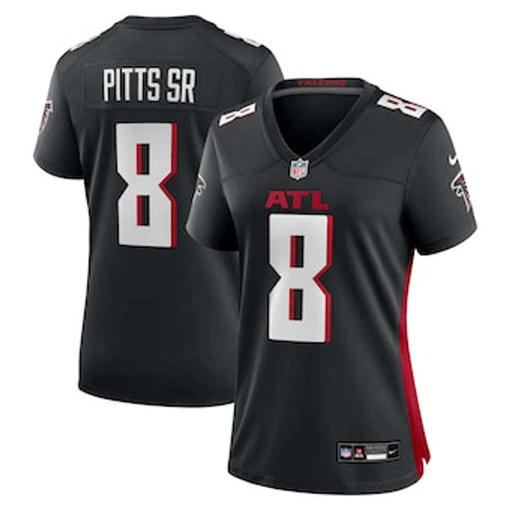 Women's Nike Kyle Pitts Sr.  Black Atlanta Falcons Game Jersey
