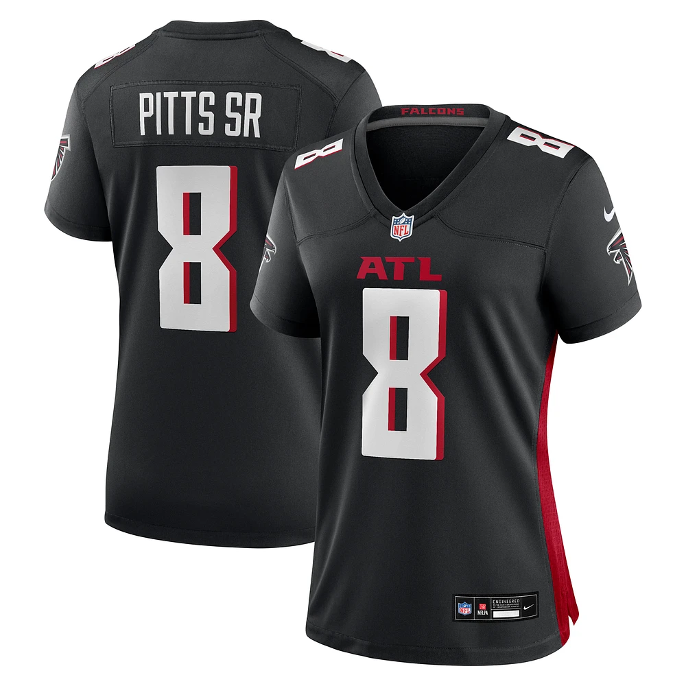 Women's Nike Kyle Pitts Sr.  Black Atlanta Falcons Game Jersey