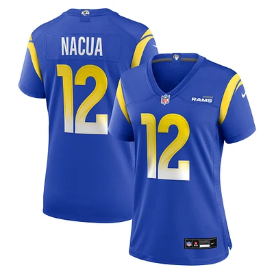 Women's Nike Puka Nacua Royal Los Angeles Rams Game Player Jersey