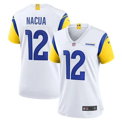 Women's Nike Puka Nacua White Los Angeles Rams Game Player Jersey