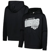 Youth  Black Los Angeles Kings Cyber Punk Performance Hoodie